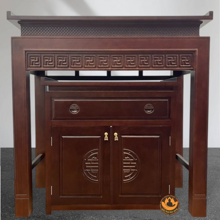 Tủ Thờ Gỗ Sồi Tự Nhiên – Mẫu Tủ Thờ Hiện Đại, Đẹp Bền Cho Gia Tiên